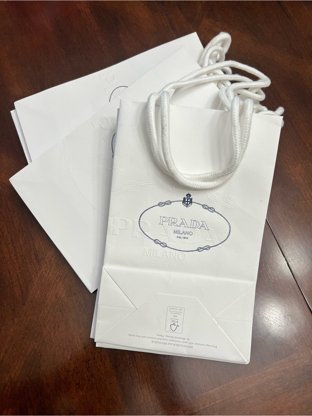 10 Prada gift bags